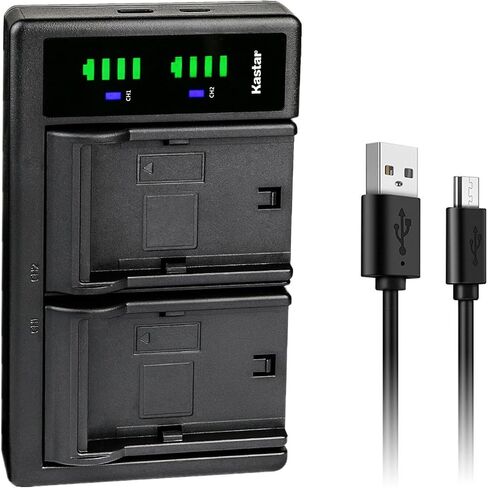 Kastar LTD2 USB Battery Charger Replacement for Samsung IA-BP125A Battery, Samsung HMX-QF310, HMX-QF320, HMX-T10, HMX-T11, SMX-F700, HMX-F800, HMX-F810, HMX-F900, HMX-F910, HMX-F920 in Kuwait