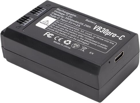 Zopsc 2Pcs Battery for Camera Flash V1 V1 Pro V850II V860II V860III | 3500mAh Li Batteries for VB30 in Kuwait