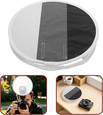 OUNONA Portable Round Camera Flash Softbox Diffuser for Speedlight with Cloth Material and Color Accuracy, for Outdoor Photography and Studio Use by Professional and Beginner in Kuwait
