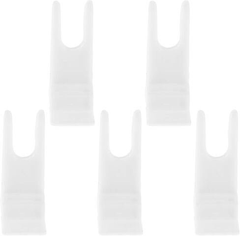 Kisangel 5pcs Plastic Flashlight Clip Universal Compatibility Handheld Light Mounting Bracket with Quick Installation for Emergency Use in Hotel and Camping Scenes in Kuwait