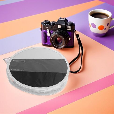 Portable Round Softbox Diffuser for Camera and Speedlight with Cloth Material, Balanced Lighting and Color Accuracy, for Studio and Outdoor Photography, for Beginner in Kuwait