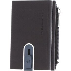 PIQUADRO PIQUADRO Compact wallet for banknotes and credit cards PP5585B3R, dark brown (di moro),
