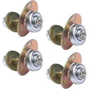 4Sets M8x45mm Galvanized Iron Rocking Chair Hardware Bearing Connecting Piece Screws Bolts Kits in Kuwait