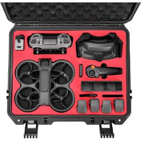 حافظة صلبة Skyreat Avata 2 لـ DJI Avata 2 Fly More Combo مع وحدة تحكم FPV، حقيبة حمل صلبة مقاومة للماء لـ DJI Avata 2 Mini FPV Drone Goggles 3 وملحقات RC Motion 3 in Kuwait
