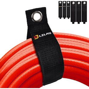 Heavy Duty Storage Straps,6 Pack of Assorted Lengths,Extension Cord, Organizer Strap,Strap Holder for Cords,Garage Organization Indoors & Outdoors,Cords, Hoses, Rope, Cables, Tools in Kuwait