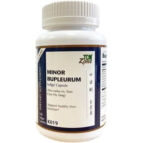 TCM ZONE® Minor Bupleurum Formula (Xiao Chai Hu Tang) Liver and GI Support* 100 All Natural Softgel Capsules