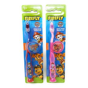 PAW Patrol Toothbrush for Kids 3+ yrs. Soft Suction Cup Pack of 2