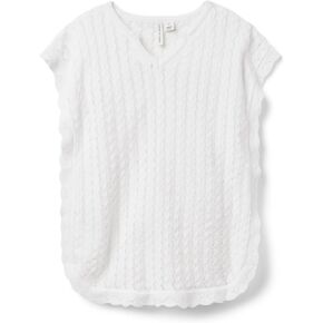 Janie and Jack Girls' Chrochet Cover Up (Toddler/Little Kids)