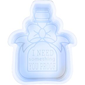 Need Something You Proof Freshie Silicone Mold 4 x 3.2 x 0.8" inches County Music Lyrics Quotes For Scented Aroma Beads Supplies Resin, Car Candles, Soap Oven Safe Bake Heat Resistant to 400 F