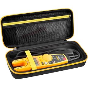 Case Compatible with Fluke T5-1000/ T5 600/ T6-1000/ T6 600 Electrical Voltage, Continuity and Current Tester Meter Organizer Holder - Black (Box Only)