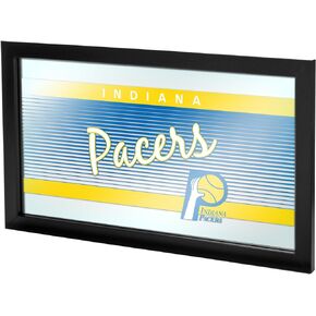 NBA Indiana Pacers Logo Mirror, One Size, Black