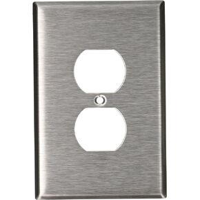 Leviton 84103 SS WP 1G DUP OVERSIZED