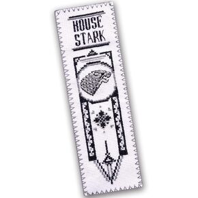Game of Thrones Cross Stitch Kits - Set of 3 DIY Hand Embroidery Bookmarks: House Stark, Targaryen, Lannister - GoT Design Patterns