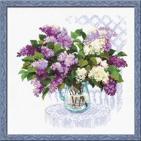 RIOLIS 900 - the Smell of Spring - Counted Cross Stitch Kit 18" x 18" Zweigart 15ct. White AIDA 21 Colors