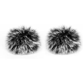 Musiin Furry Windscreen Compatible with RODE Wireless GO II Mic DeadCat Wind Cover Muff, Windbuster, Windjammer, Fluff Cover Windshield