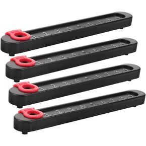 4pcs Football Scorer Portable Score Marker Table Game Score Counters Soccer Games Score Units Table Foosball Prop Score Marking Device Plastic Number Accessories