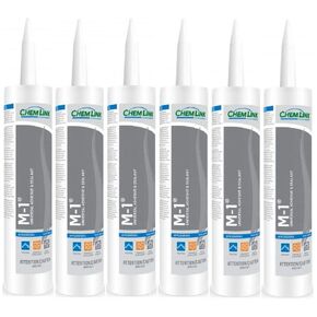 6 Pcs of Tubes Black Structural Sealant 10-oz