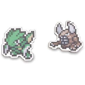Pokémon Center: دبابيس Scyther & Pinsir Pokémon Pixel (عبوة من قطعتين)