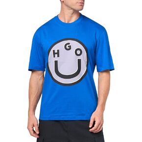 HUGO Men's Smile Face Cotton T-Shirt