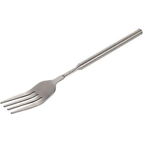 ORULA Telescopic Fork,Extendable Fork,Extending Fork,64cm Long Stainless Steel Retractable Fork Extendable Dinner Fruit Dessert Fork 8.7~25.4in