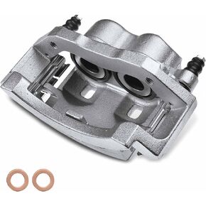 A-Premium Disc Brake Caliper Assembly with Bracket Compatible with Select Dodge Models - Ram 3500 2001-2002, Ram 4000 2002 - Rear Left Driver Side