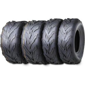 WANDA Set of 4 New Sport ATV Tires 21X7-10 21X7X10 Front 22X9-10 22X9X10 Rear 4PR MUD