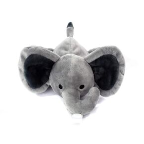 KINREX Baby Pacifier Holder – Soft Elephant Stuffed Animal with Pacifiers Binky Clip for Newborn Babies, Boys & Girls, Preemie, Infant, Grey Measures 18 cm. / 7.09"