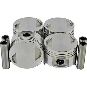 DNJ P501 Piston Set for 1989-1997 / Geo, Suzuki/Metro, Samurai, Swift / 1.3L / SOHC / L4 / 8V / 79cid /VIN 2, VIN 3, VIN 9