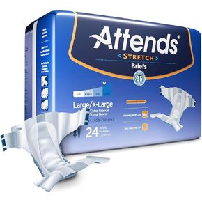 Attends DermaDry Stretch Large/X-Large 50" - 68" DDSLXL Qty 24 Per PackageF