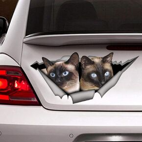 Beagle 3D Vinyl Car Decal Sticker, Waterproof Dog Car Stickers for Car Window, Animal Print Decoration, Single Use, Outdoor, 1 Count