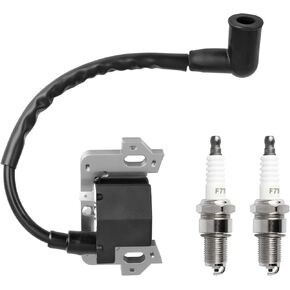 GCV160 Ignition Coil with Spark Plug for Hon da Lawn Mower, GCV135 Ignition Module Compatible with Hon da GC160 GC135 GC160LA GC190LA Engine, Coil Module Replaces 30500-ZL8-004, 30500-ZL8-014