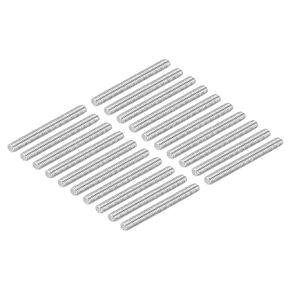 DMiotech 20 Pack M4 x 40mm Fully Threaded Rod 304 Stainless Steel Right Hand Threads Rod Bar Studs Clamps and U-Bolts