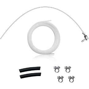 Diesel Heater Fuel Pipe Fits for webasto Eberspacher Heater 13ft Fuel Stand Pipe Parking Heater Standpipe Fuel Hose Clip Kit 89031118 4M Fuel Pipe Hose Line Kit