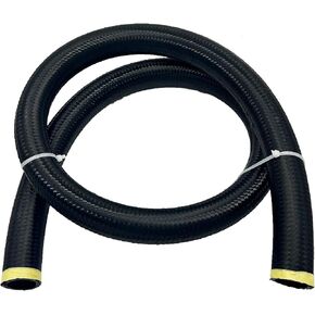 20AN Hose Fuel line Nylon Steel Braided CPE Rubber Oil Cooling Line, Not for E85, (20AN-5Feet)