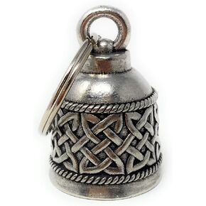 Bravo Bells - Celtic Band Motorcycle Biker Bell Accessory or Key Chain for Luck - Made in the USA