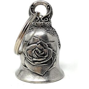Bravo Bells Rose Bell - Biker Bell Accessory or Key Chain for Good Luck on The Road