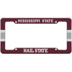 Mississippi State University Stripes License Plate Tag Frame