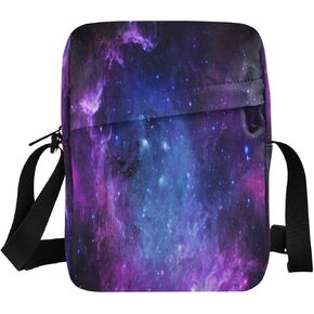 Messenger Bag Crossbody Shoulder Bag Canvas Shoulder Bag Universe Galaxy Nebula Space for Men Women Outdoor Travel Business in Saudi Arabia
