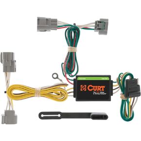 CURT 55513 Vehicle-Side Custom 4-Pin Trailer Wiring Harness, Select Toyota Tacoma, T100, Hilux , Black