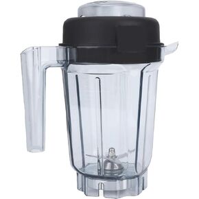 For Vitamix Blender Pitcher 32oz, Replacement for Vitamix 15842 5200 4500 5000 6300 7500 A3500 Vita-Prep Pro 750 vm0101 vm0102 vm0103 vm0158 vm0197 asy172 etc Container cup jar, 3 Years Warranty