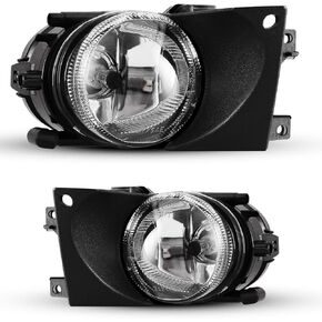 AUTOWIKI Fog Lights For 2001-2003 BMW 5 Series E39 (w/o M-Technik Sport Pkg) OEM Replacement Fog Lamps 2PCS With Clear Lens