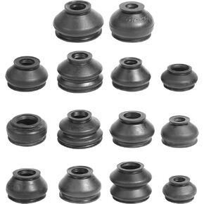 VARGTR Tie Rod Boot,Tie Rod End Boots,Car Accessories Turn To Rod Arm Ball Joint Head Dust Protection Rubber Cover Track Rod End Set,Car Suspension Steering Parts Accessories,Fit for Most Vehicles