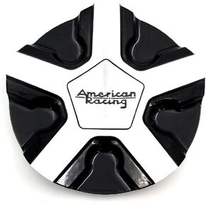 American Racing AR921 Cap SNAP in - Gloss Black MACHINED - AR921CAPB-GBM