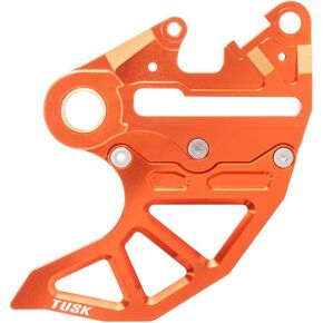 Tusk Rear Brake Caliper Support w/Brake Disc Guard Orange for KTM 350 SX-F 2011-2022