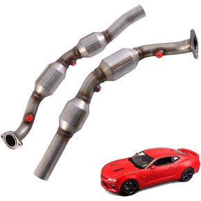 TAIROD Exhaust Manifold Catalytic Converter Compatible with 2010 2011 Chevrolet Camaro 3.6L V6 Bank 1 and 2 Set (EPA Compliant)