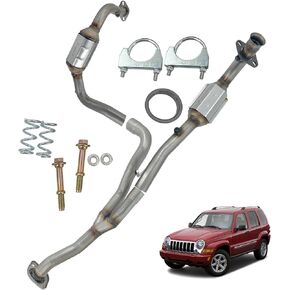 Left & Right Catalytic Converter Compatible with Jeep Liberty 3.7L V6 2005-2007
