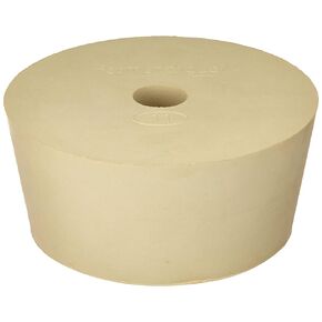 Rubber Stopper- Size 11- Drilled