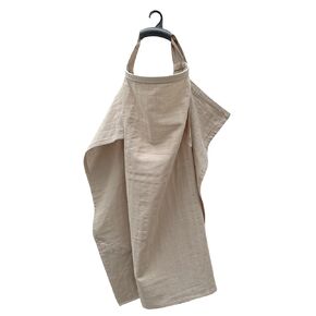 100% Organic Cotton Muslin Nursing Cover for Baby Breastfeeding, Breathable 100% Cotton Breastfeeding Cover with Rigid Hoop for Mother Nursing Apron, Multi-use Carseat Canopy (Roman Green)