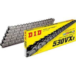 DID (530VX3X100ZB) Steel 100 Link High Performance VX Series X-Ring Chain with Connecting Link