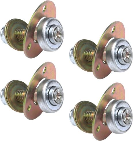 4Sets M8x45mm Galvanized Iron Rocking Chair Hardware Bearing Connecting Piece Screws Bolts Kits in Kuwait